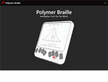 Tablet Screenshot of polymerbraille.com